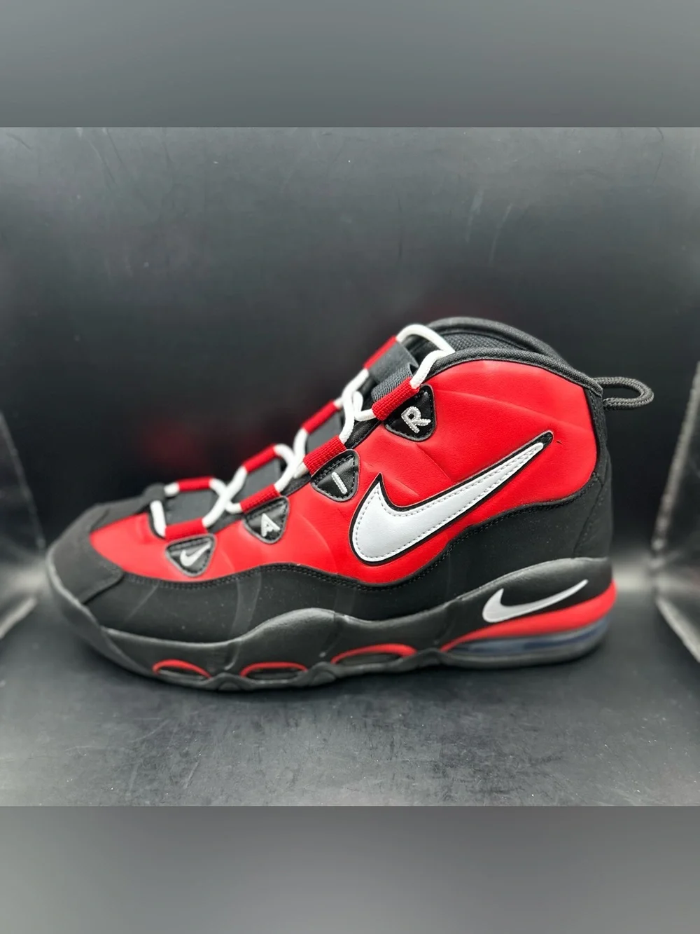 Nike Air Max Uptempo ‘95 Bulls Away Men’s Sz 10 (NEW) CK0892 600 Red Blk No Box